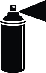 Spray Paint silhouette vector art Illustration