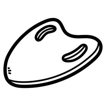 pool kickboard illustration