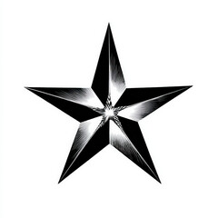Obraz premium Nice Star silhouette shining