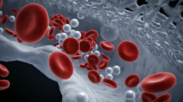 3D Medical Visualization of Blood Cell Formation in Bone Marrow Cavity