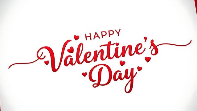 Vibrant red backdrop featuring a prominent circular frame and an abundance of small hearts, symbolizing deep affection