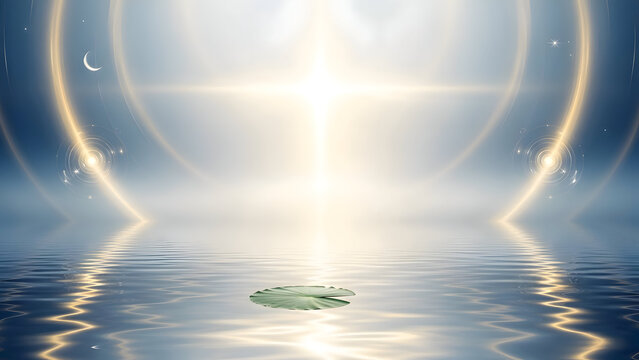 Spiritual enlightenment through serene nature a journey of inner peace and harmony