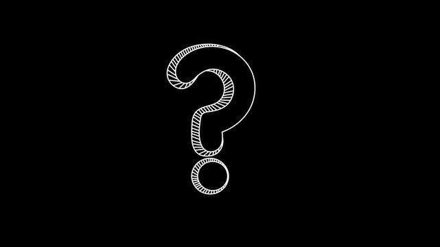 Artistic directional arrow pack featuring hand-painted brush strokes and bold red curved pointers, plus glowing question mark symbols for video editing.