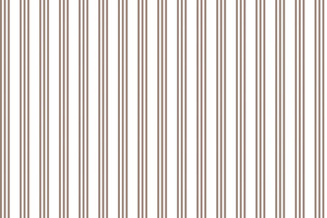 Brown triple stripe pattern on white background . Abstract brown stripe background . Vector illustration