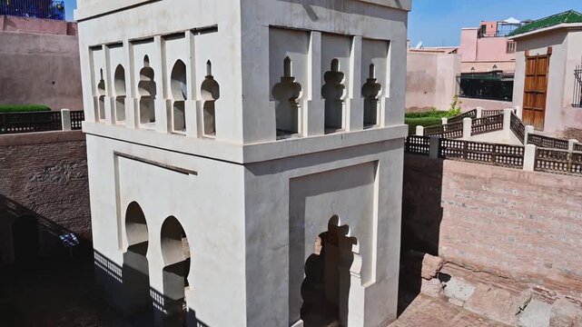Exterior of the Almoravid Koubba in Marrakesh, Morocco