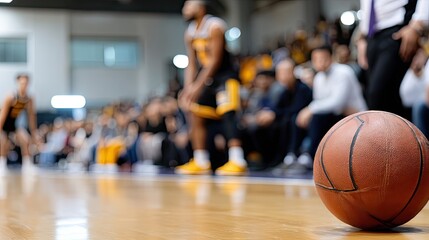 Fans create energy in indoor basketball arena while teams compete in an important game surrounded by cheering supporters
