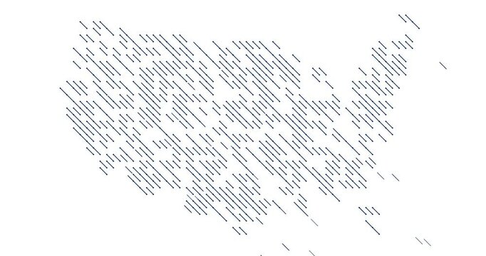 Modern Corporate Intro Showing Map of United States