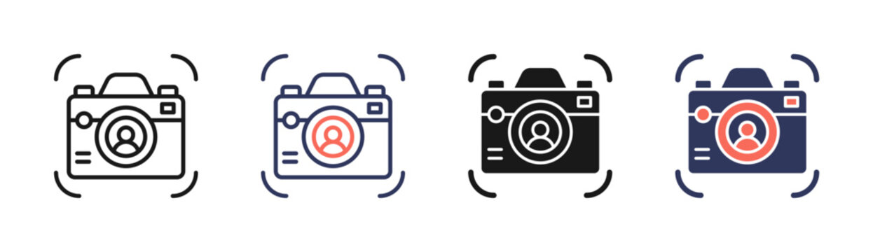 Proctoring Tools Icon Set Multiple Style Collection