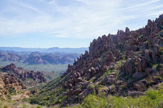 Peralta Trail in the Superstition Mountains of Arizona