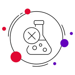 Chemical Free icon, Natural & Pure Living, Toxin-Free Lifestyle, Safe Organic Products, Clean and Green Choices