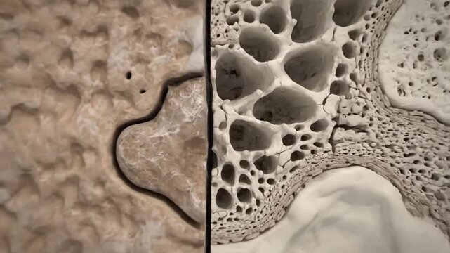 3D Visualization of Osteoporosis: Bone Density Loss Progression