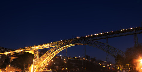 Fototapeta premium Dom Luís I Bridge in Porto.