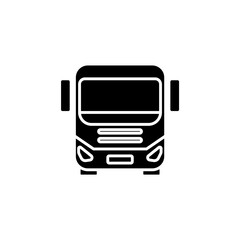 bus vector icon. flat sign for mobile concept and web design. Symbol, logo illustration. Vector graphics