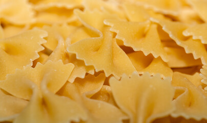 raw pasta background