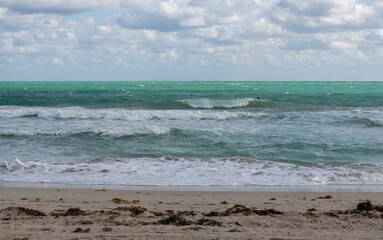 beach and waves Atlantic Ocean