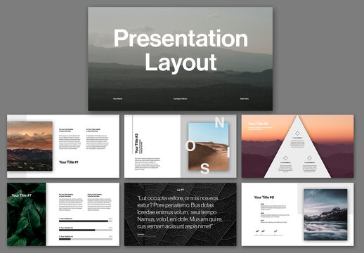 Digital Presentation Layout