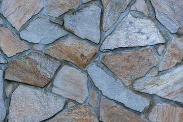 Steine auf einer Fassade