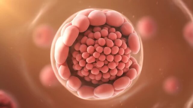3D Visualization of Human Embryo Blastocyst Development