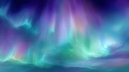 Fototapeta premium Aurora Borealis Sky Light