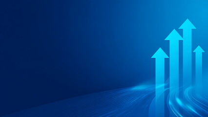 arrows pointing upwards, symbolizing progress and growth in business or professional life