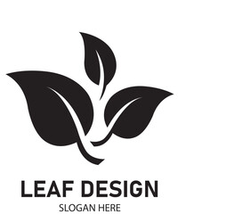 Fototapeta premium Abstract nature leaf and tree logo design