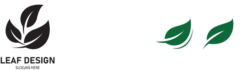 Fototapeta premium Green wheat ears vector illustration