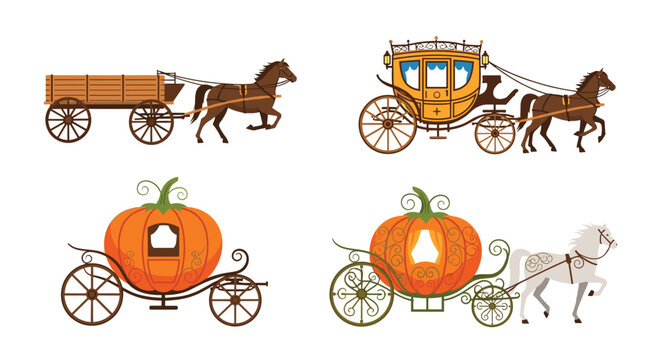 シンデレラかぼちゃの馬車」の写真素材 | 1,063件の無料イラスト画像