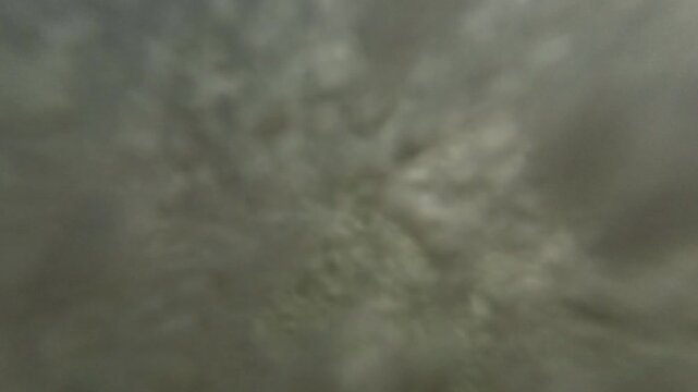 The sea is in motion, restless waves on the horizon