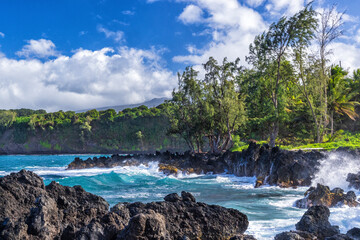 Ke'anae Point Crashing Surf