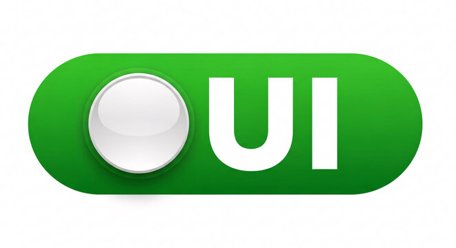 Bouton Oui, Interface Utilisateur UI et Exp&eacute;rience Digitale