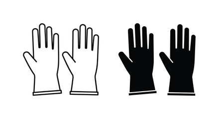 Fototapeta premium Two pairs of hands one light and one dark in silhouette