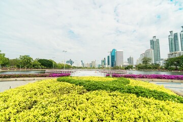 Benjakitti park in Bangkok 