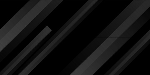 Black abstract background. Elegant dark diagonal shape elements. Modern luxury grey gradient graphic design.Eps10