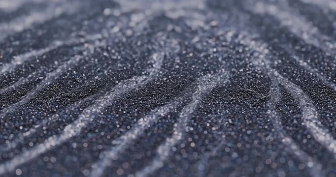 Close-up of Snow Covered Road Surface.