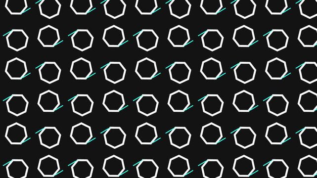 Geometric Octagon Pattern: A mesmerizing arrangement of octagons in a seamless geometric design. The pattern is created with precision.
