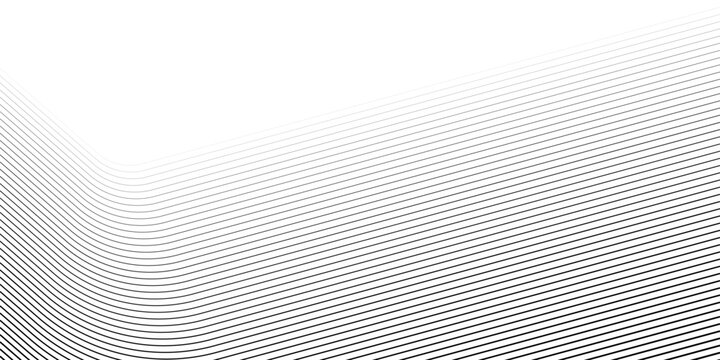 Abstract background vector featuring a seamless black and white textured pattern of vintage striped lines on a silver metal surface material
