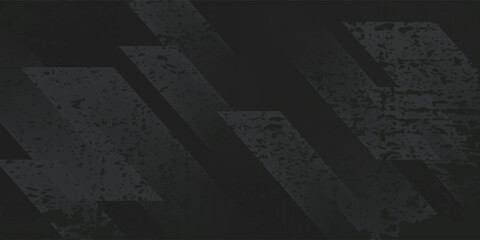 black rough abstract background overlap layer on dark space with diagonal lines decoration. modern graphic design element vintage style concept for web banner, flyer, card or brochure cover.eps.10.