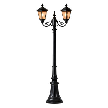 Classic Black Street Lamp Post