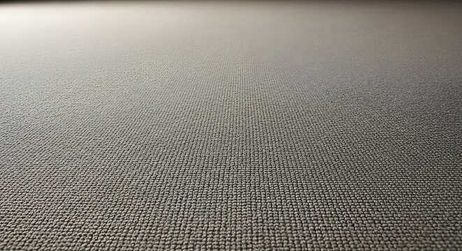 The texture of a gray fabric surface is shown in a detailed close-up view.