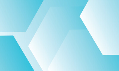 Abstract Blue Geometric Background with Modern Polygon Shapes