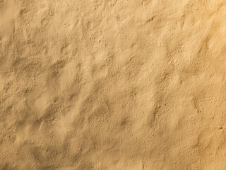 Plakat Rough concrete wall texture with yellow ochre color creating an uneven background
