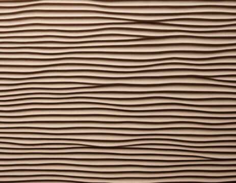 Fine Ribbed Cardboard Texture with Thin Corrugation Lines