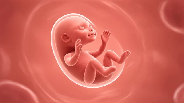 3D Visualization of Human Embryo Development in Amniotic Fluid