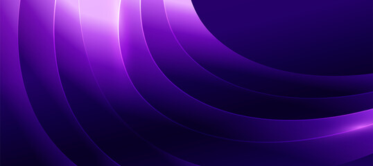 Abstract Purple Glowing Curve With Luxury Elegant Background © Aneg