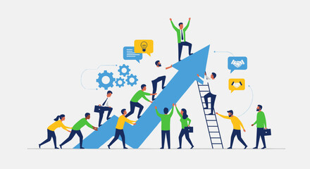 Teamwork and Collaboration with Rising Arrow.