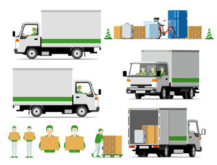 引越し荷物とトラック、作業スタッフ02_20260204