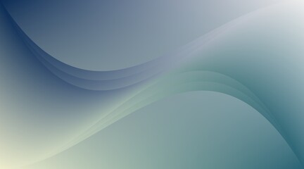 Obraz premium Elegant blue and grey abstract background featuring soft flowing waves. This minimalist design with smooth gradients is perfect for professional business banners, wallpapers, and digital art.