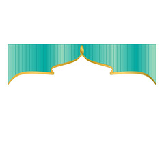 Islamic Mosque border frame 