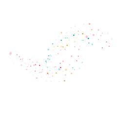 colorful paint splashes