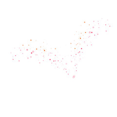 heart shaped confetti sparkle 